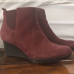 Clark’s Suede Booties